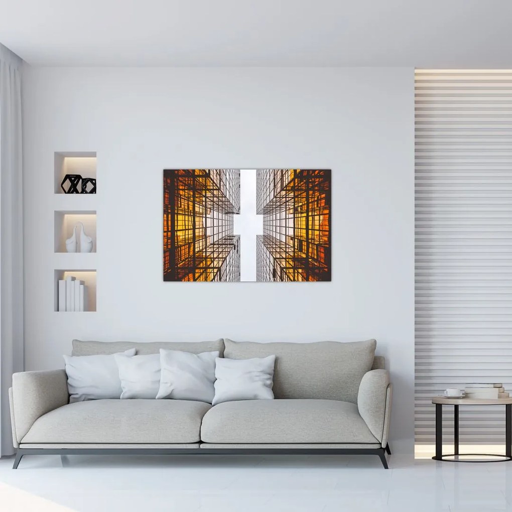 Tablou cu zgârie norii (90x60 cm)