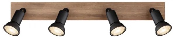 Spot DREW 4xGU10/35W/230V lemn/metal Globo 57998-4W