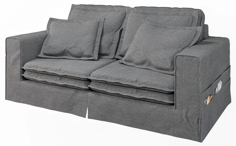 Canapea gri 196 cm Nora – Ropez