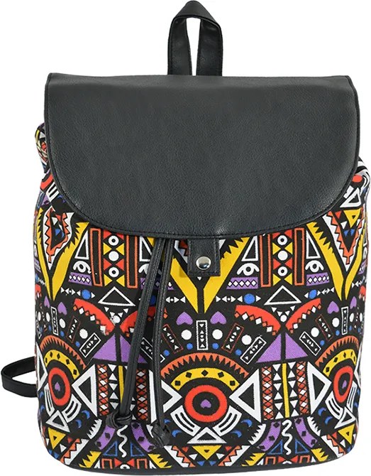 Ghiozdan tip rucsac Pigna Oxigen vintage tribal disco FYRS76229