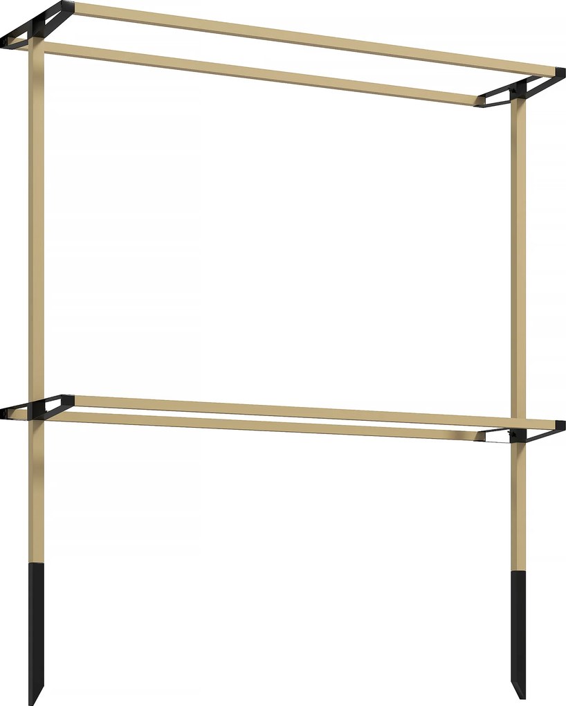 Outsunny Spalier metalic flexibil pentru fructe de pădure: zmeură, mure &amp; afine – spalier extensibil | Aosom Romania