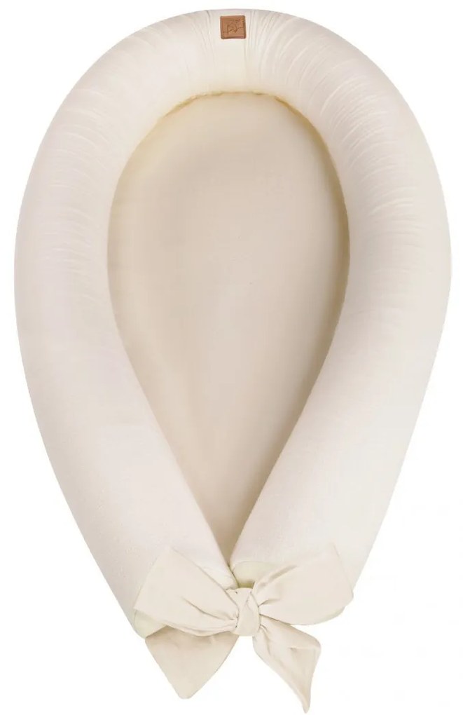 Suport de dormit Babynest 2in1 bara protectie patut Premium In Natural by BabySteps, 95x53 cm