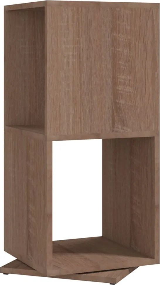 vidaXL Dulap rotativ, stejar sonoma, 34,5x34,5x75,5cm, lemn prelucrat