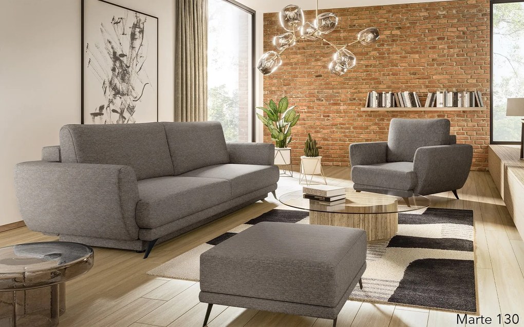 Set lemn masiv Megan - Canapea Fotoliu Taburet Personalizabil - Riviera 38