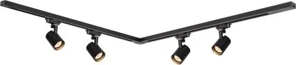 BRILAGI - Corp de iluminat tip spot pentru șină HUSKY 4xGU10/10W/230V 150 cm negru