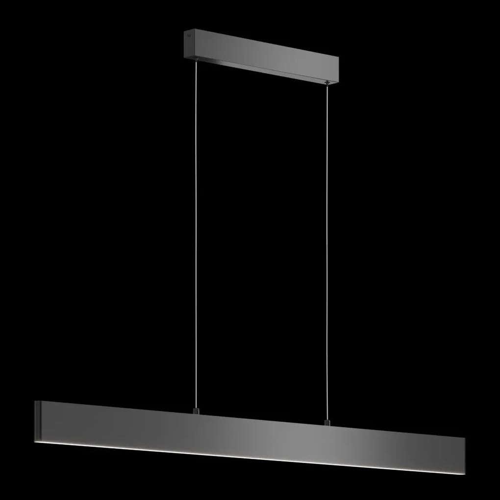 Lustra LED design tehnic Step negru 4000K