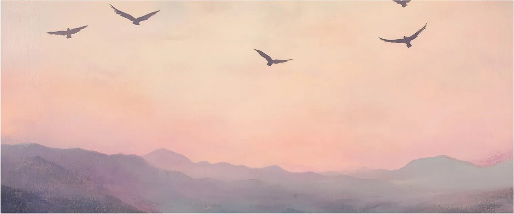 Tablou - Stol de păsări II. (120x50 cm)