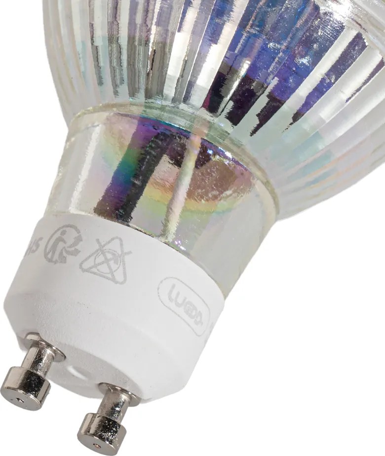 Set de 5 becuri LED GU10 50mm dimabile clare 4.5W 365 lm 2700K