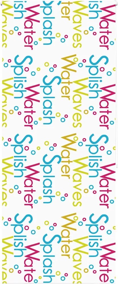 vidaXL Jaluzea cu rolă de duș 110x240 cm lățime material 106 cm