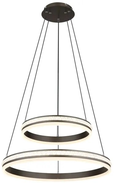 Lustră LED dimabilă pe cablu Globo 67314-60H GROUNI LED/60W/230V + telecomandă