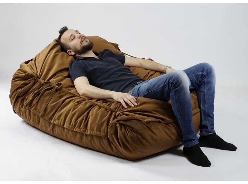 Fotoliu tip Perna Magic Pillow XXL, Material Textil - Tattle Tan