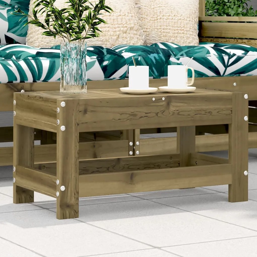 vidaXL Taburet de grădină, 62x30x32 cm, lemn de pin tratat