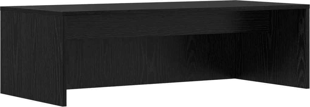 vidaXL Birou montat pe perete Pe perete Stejar Negru 100 x 45 x 30 cm