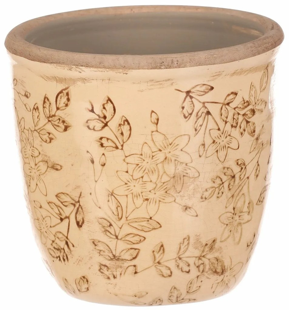 Vase ceramică pentru flori Flores retro, 13 x 12cm, 13 cm