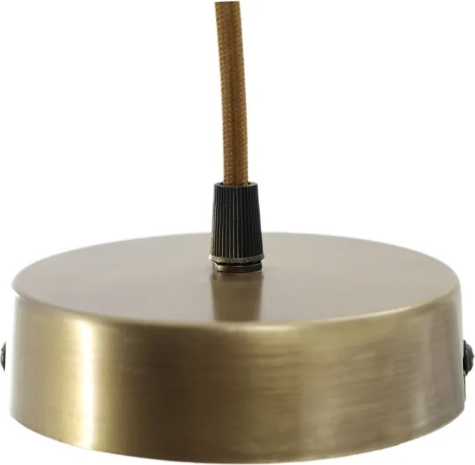 Lustra din sticla si alama, verde, H18/D21cm, 40W