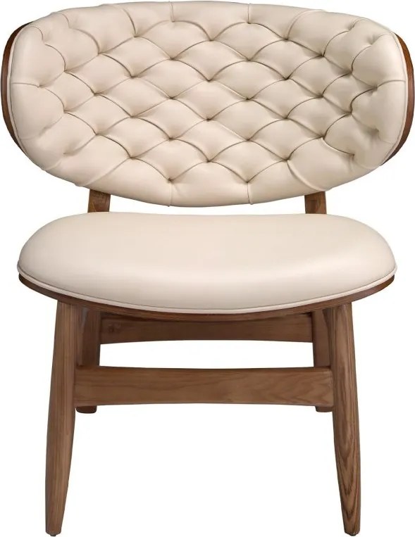 Fotoliu elegant design italian Sand-Walnut
