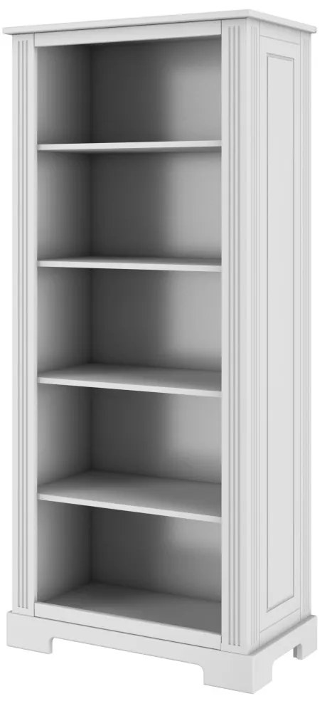 Biblioteca eleganta Ines alb H180 cm