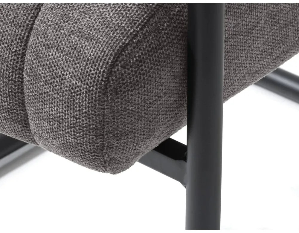 Scaun de dining gri închis Trout – Unique Furniture