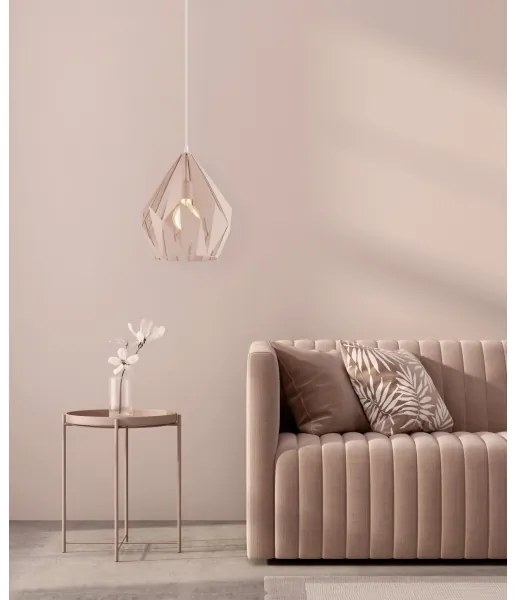 EGLO 49024 - Lustră pe cablu CARLTON-P 1xE27/60W/230V