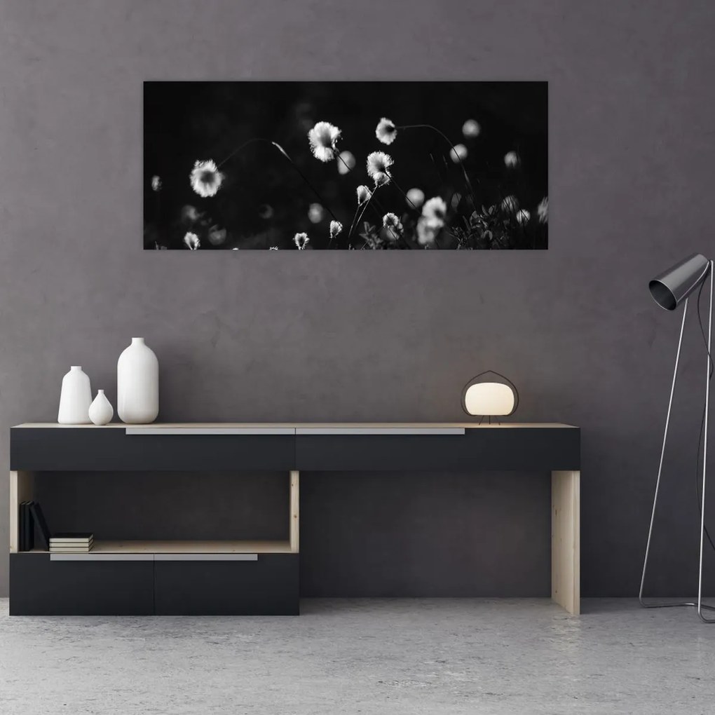 Tablou - Pajiște cu iarbă de cozonac N⁰1 (120x50 cm)