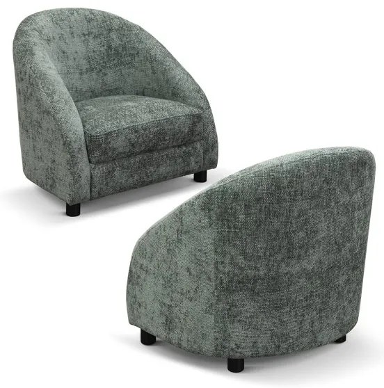 PAZZO DESIGN Fotoliu Aladino verde| Aosom Romania