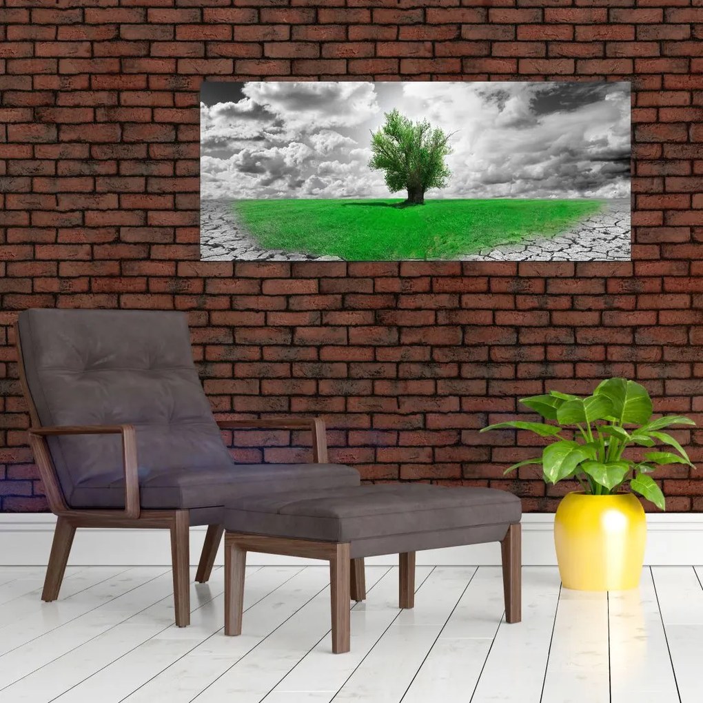 Tablou - O bucată de natură în oraș (120x50 cm)