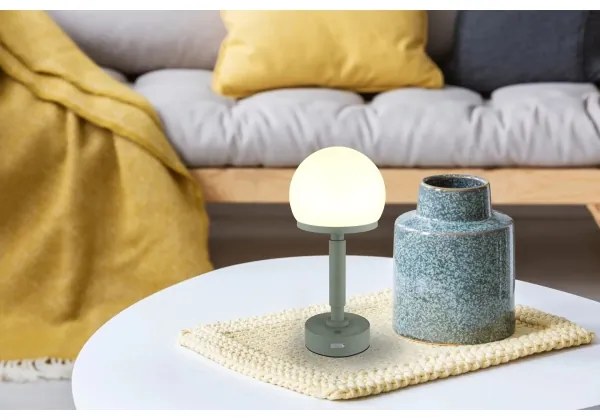 Lampă LED tactilă reîncărcabilă de masă Globo 21034B HAKU LED/2,5W/5V 2800K verde