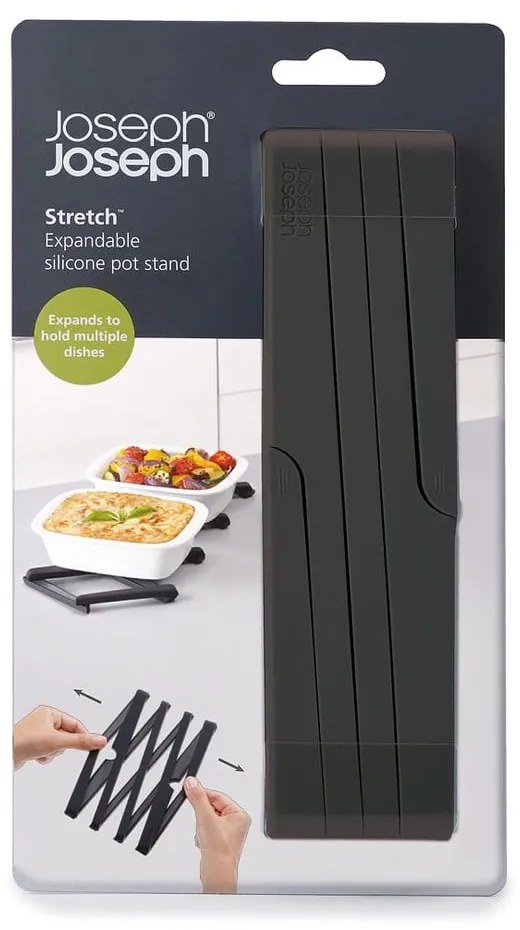 Suport pentru oală fierbinte Joseph Joseph Stretch, negru