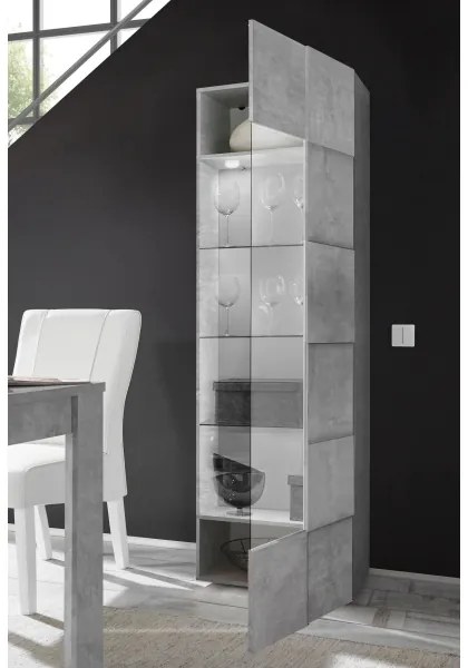 Comodă SERIAN, gri beton