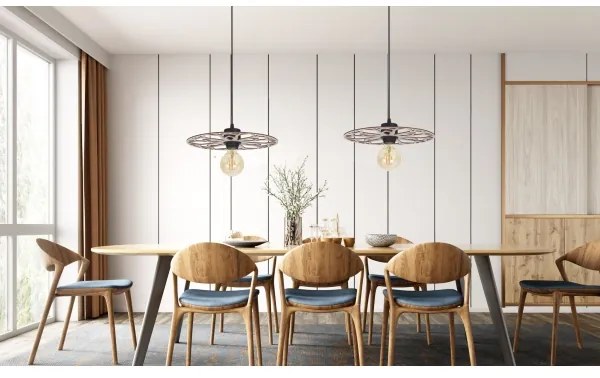 Lustră pe cablu FALCO 1xE27/60W/230V d. 40 cm bej