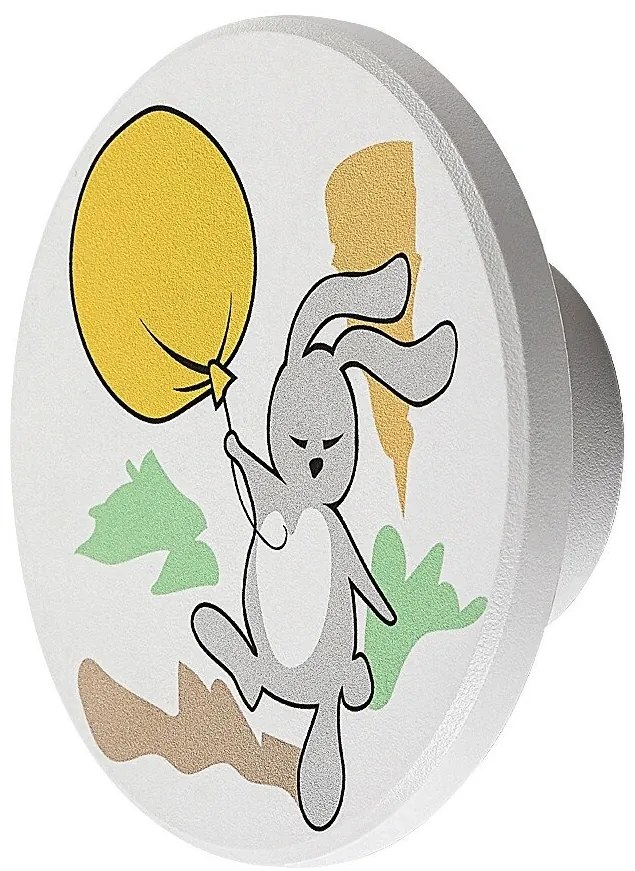 Aplica camera copii motiv iepuras si balon Hopply LED CCT