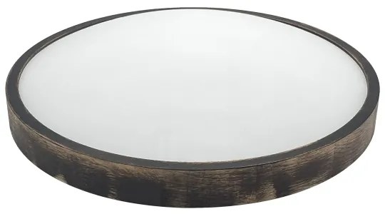 Brilagi - Plafonieră CARVALHO SMOKEY, 3xE27/60W/230V, stejar, Ø 47,5 cm