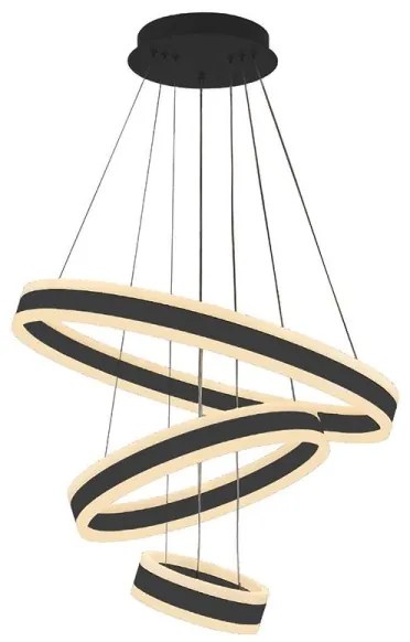 Lustră LED dimabilă pe cablu LED/165W/230V 3000-6500K + telecomandă