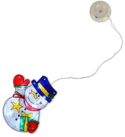 Decorațiune LED de Crăciun pentru fereastră 10xLED/3xAAA