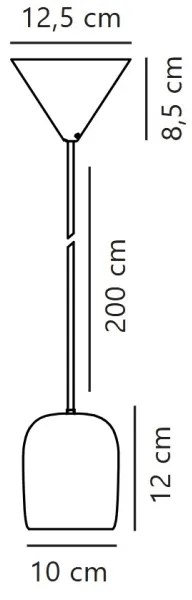 Lustră pe cablu Nordlux NOTTI 1xE27/25W/230V portocaliu