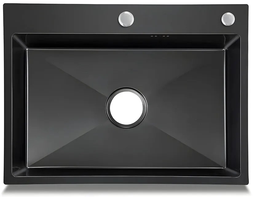 Chiuveta Bucatarie Profesionala , Inox,HS GRI-NEGRU, 68X45 CM
