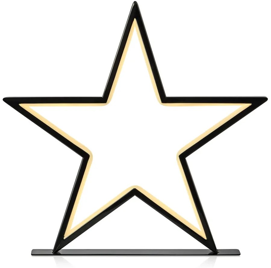 Decorațiune luminoasă de Crăciun neagră Vega – Markslöjd