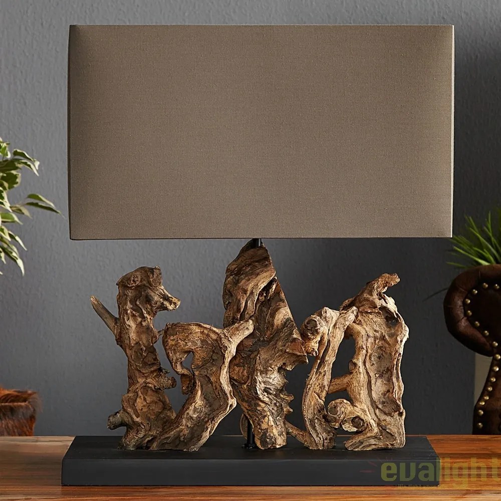 Veioza / Lampa de masa design rustic Aragon A-20694 VC