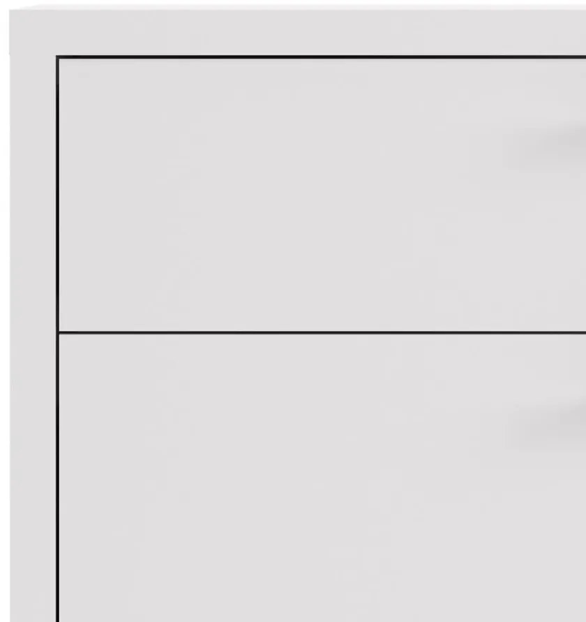 Dulap Modulo 89 x 40 x 113 cm, sertare și uși, alb