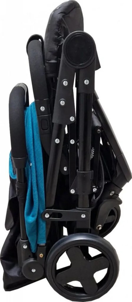 Carucior sport ultracompact pentru copii BABY CARE™ PRO S010, Transformabil in troller, Spatar reglabil in 3 trepte, Pozitie somn, Turquoise