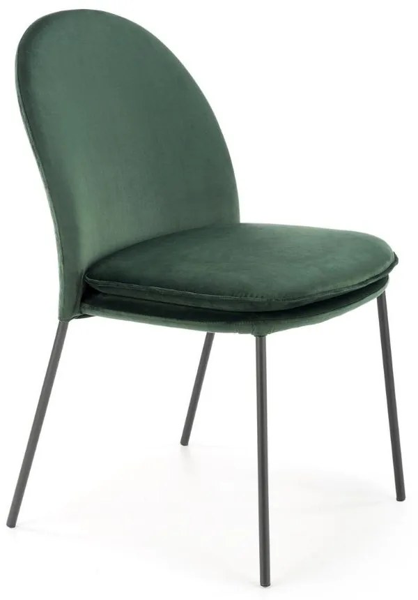 Scaun de bucaterie Ulric, verde/negru