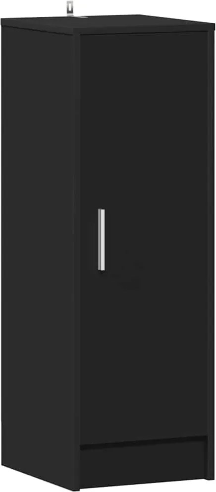 vidaXL Pantofar, negru, 32x35x92 cm, PAL