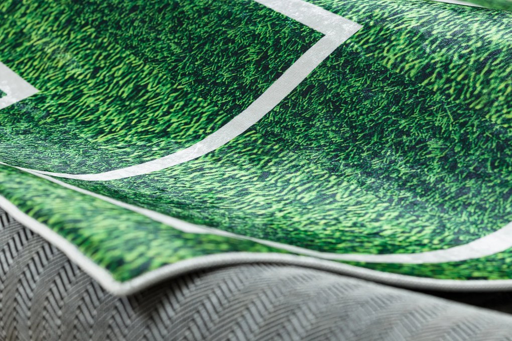 BAMBINO 51760 covor lavabil Teren, fotbal pentru copii anti-alunecare - verde