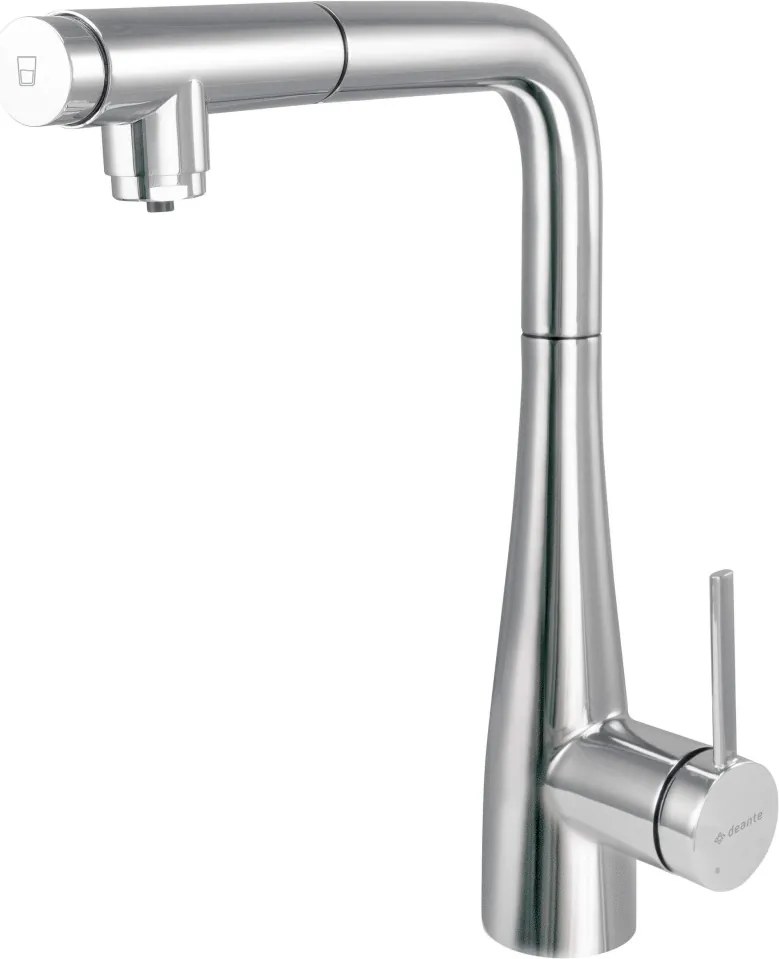 🚰 Baterie bucătărie ERIDAN, cu racord filtru de apă & pipă extractibilă, finisaj cromat – Cod BRE_075M