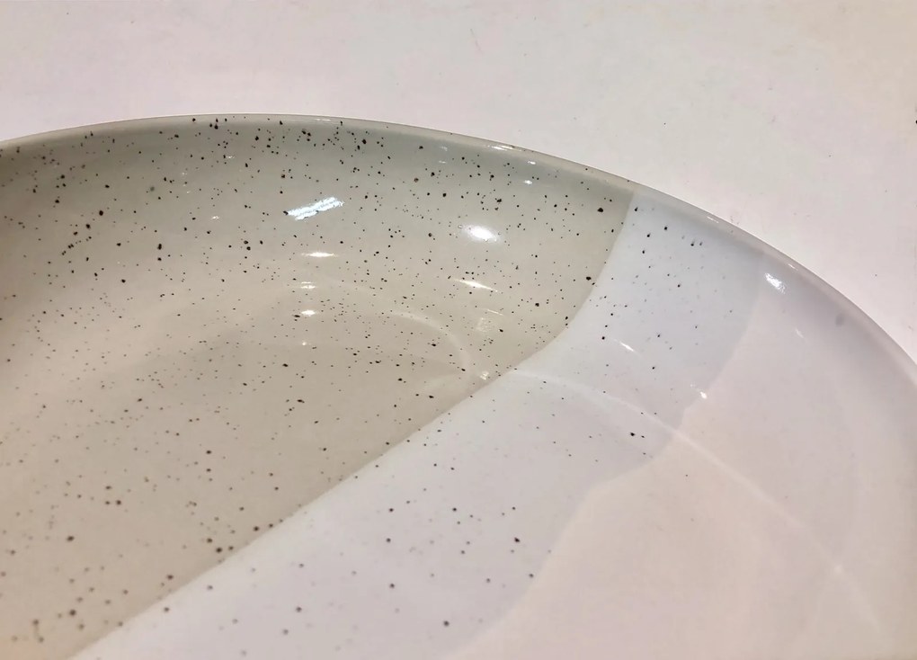 Set 50 Boluri Paste, Colectia Artizan, ceramica glazurata manual, Horeca, diametrul 23 cm