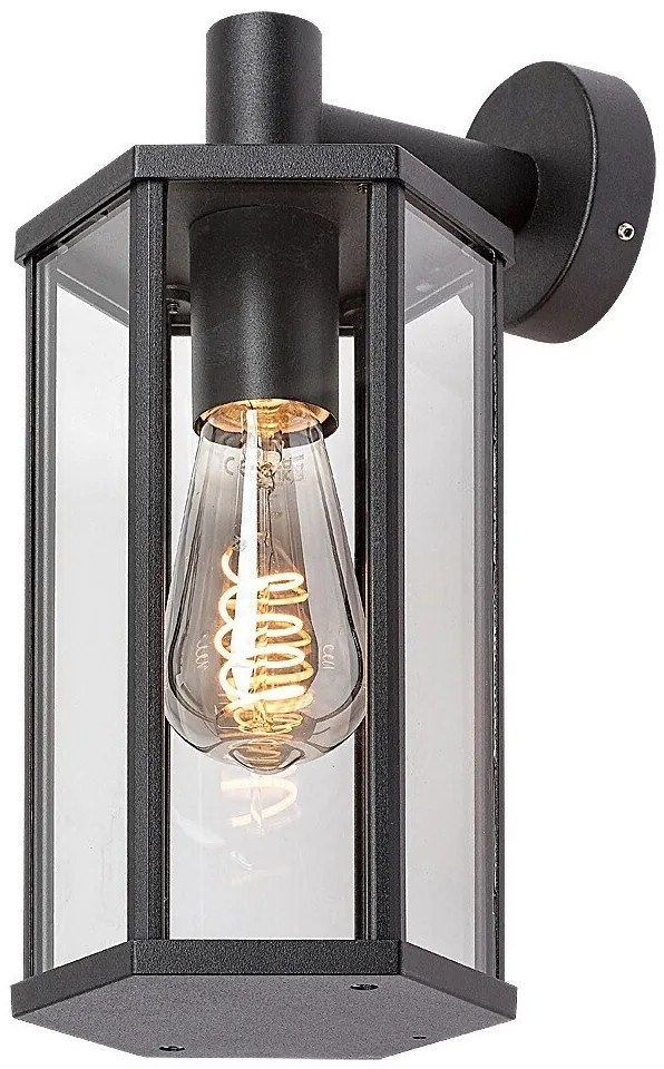 Aplica pentru iluminat exterior design modern IP44 DUBROVNIK negru mat