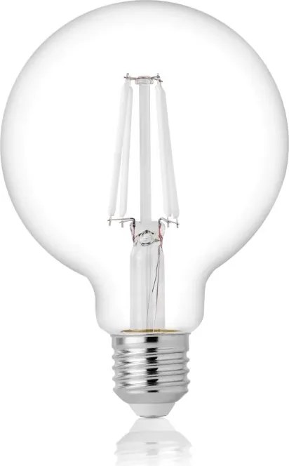 Bec LED, E27 E27 globo d95 filament 4w 3000k cri80