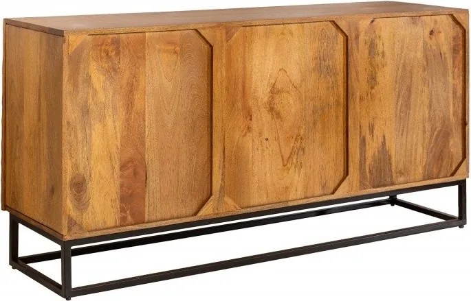 Comoda din lemn de mango Scorpion 140cm, maro