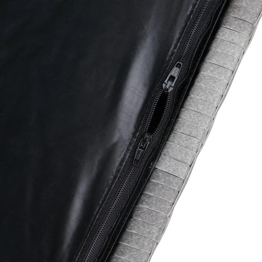 Deuba Cutie depozitare 122cm x 56cm x 61cm - cu roti gri