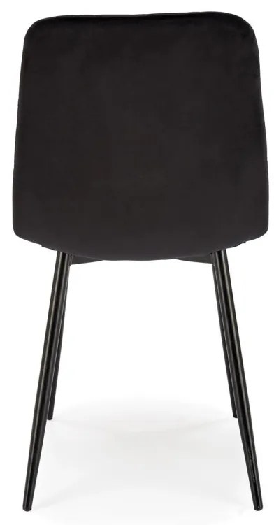 Scaun K525 velvet negru